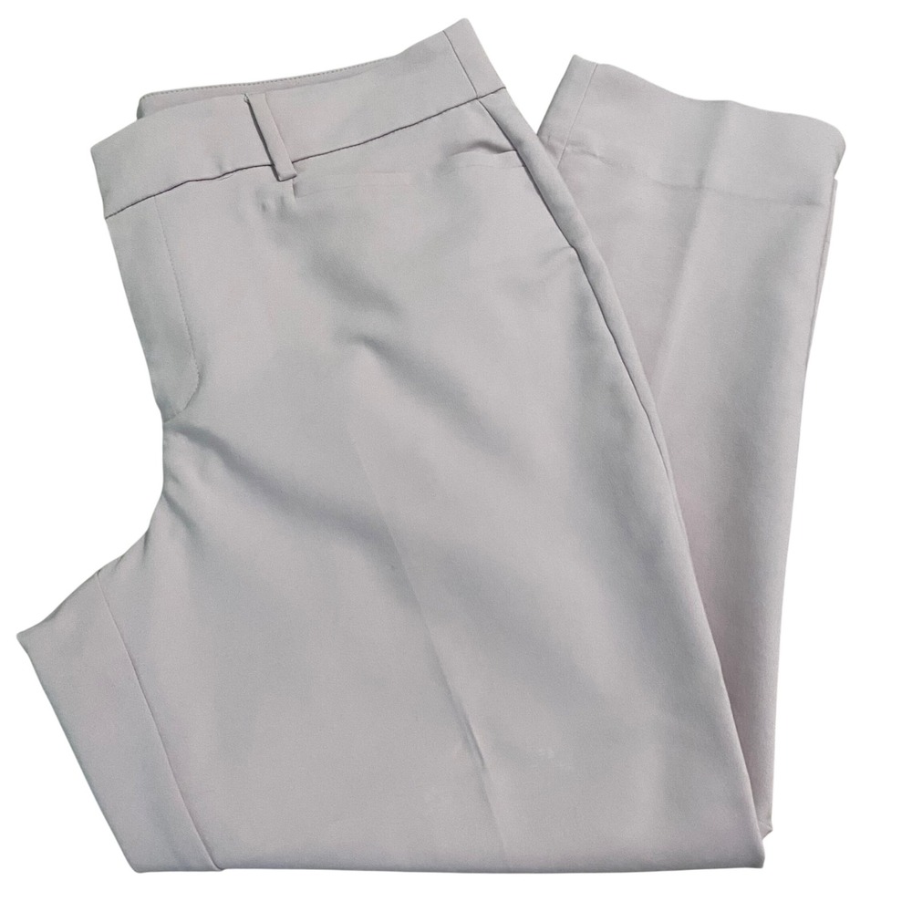 Roz & Ali Lavender Lilac Straight Leg Dress Pants Womens Size 16 Pastel Workwear